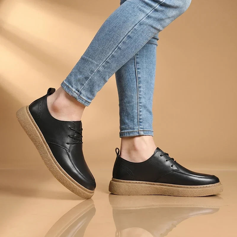 ZP15 -  Zapatillas de Cuero Bicolor