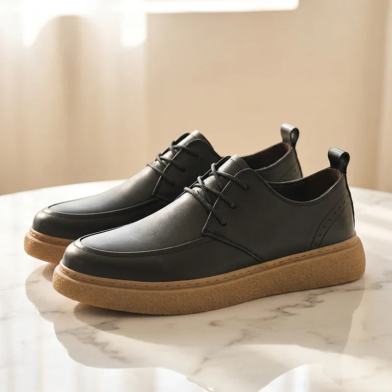 ZP15 -  Zapatillas de Cuero Bicolor
