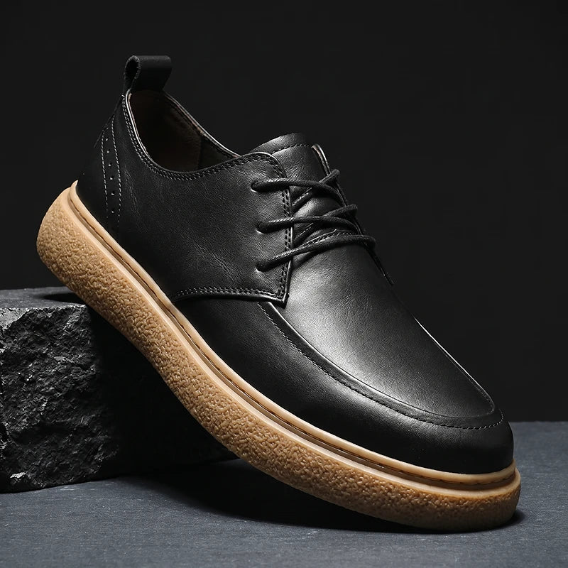 ZP15 -  Zapatillas de Cuero Bicolor