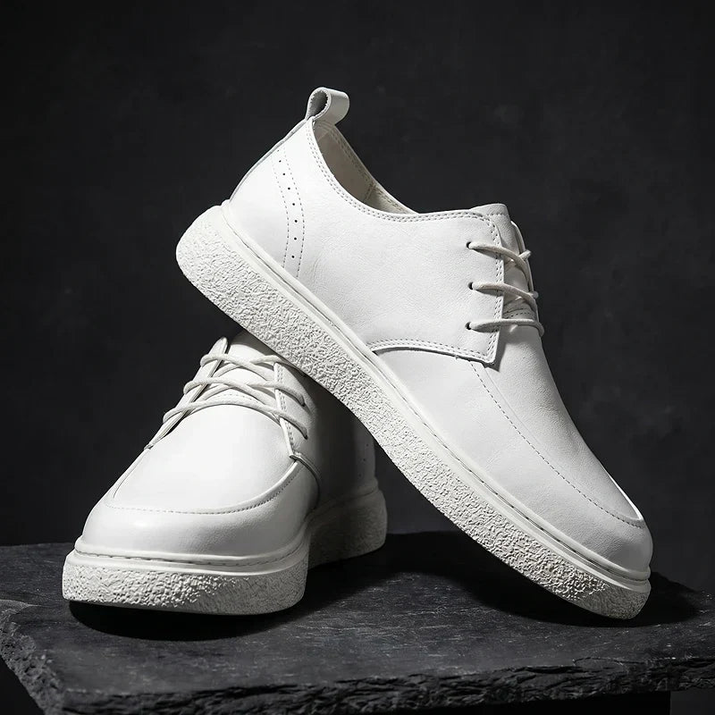 ZP15 -  Zapatillas de Cuero Bicolor