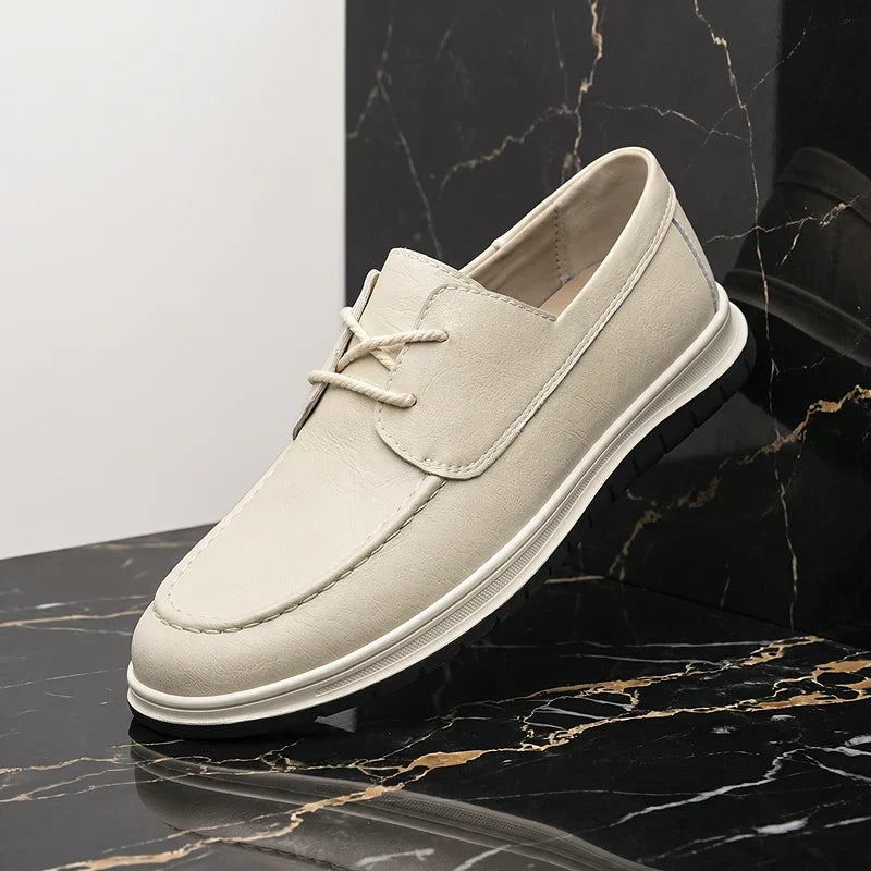 ZP14 - Sneakers de Piel Tono Tierra