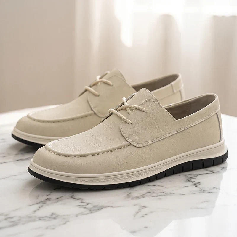 ZP14 - Sneakers de Piel Tono Tierra