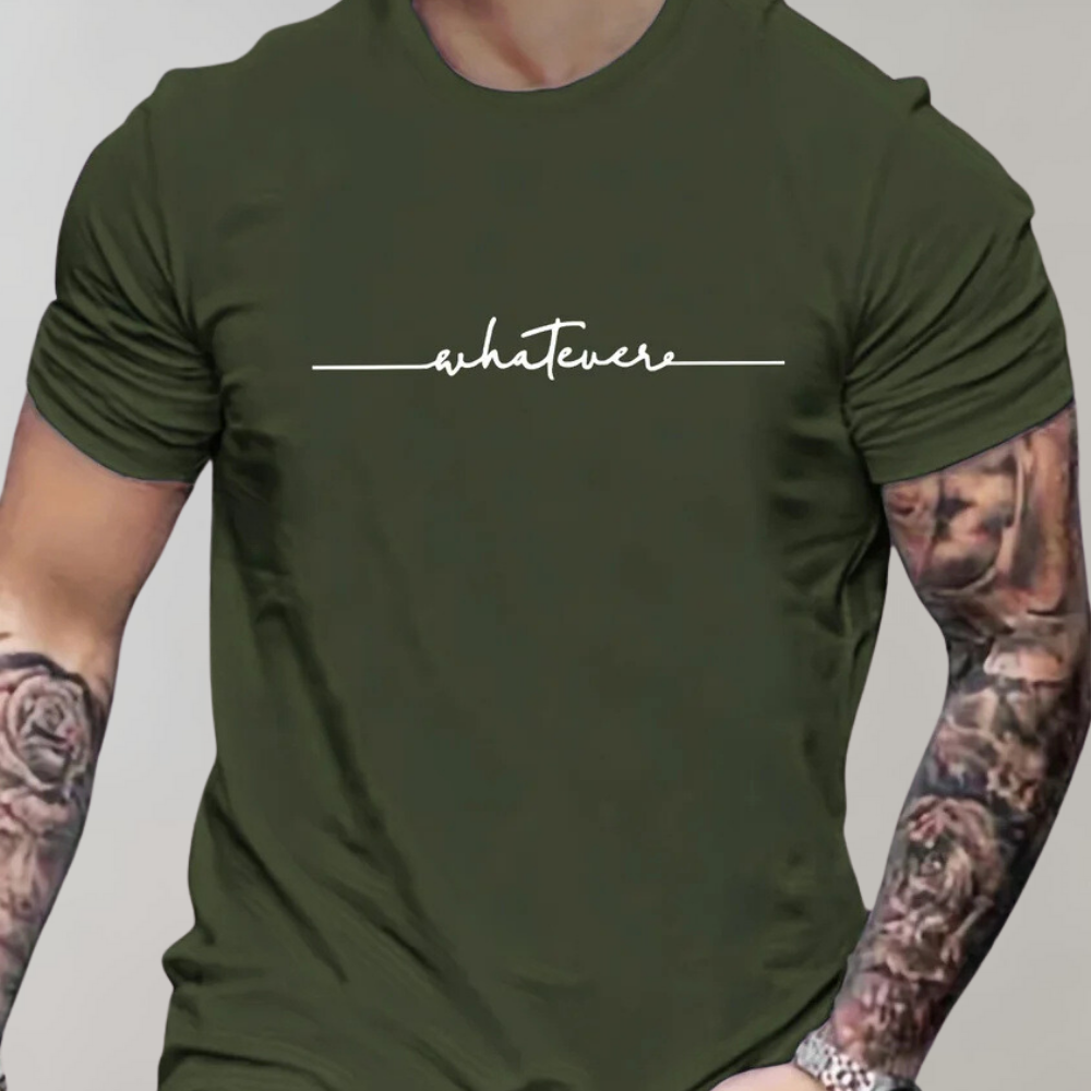 Frodo - Camiseta casual para hombre con cuello redondo