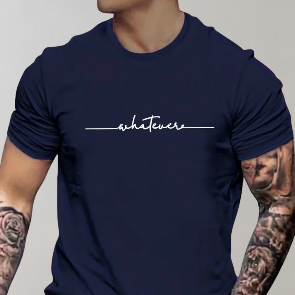 Frodo - Camiseta casual para hombre con cuello redondo