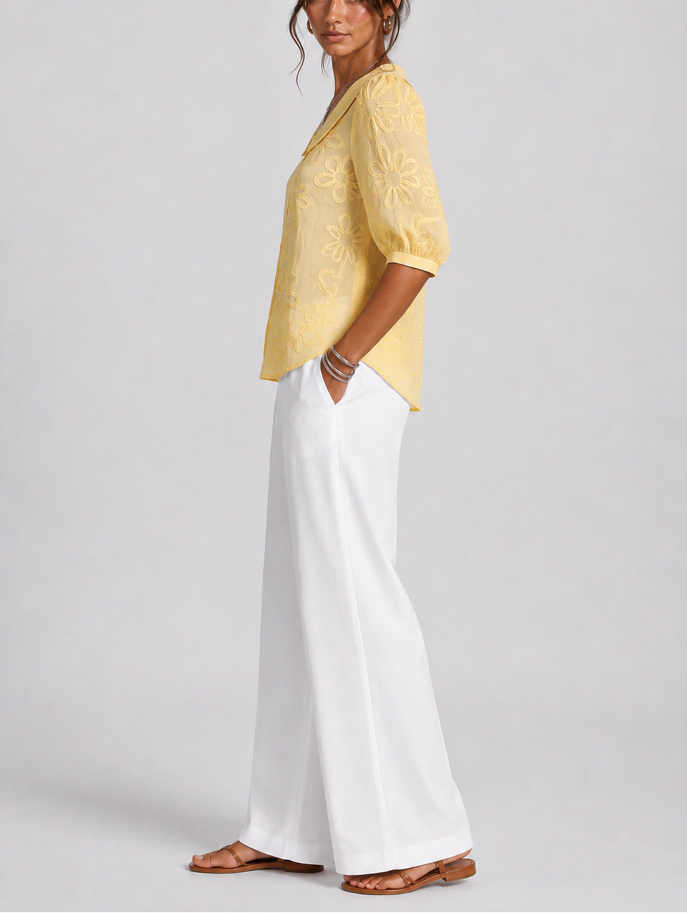 DEITA - BLUSA ELEGANTE CON ESTAMPADO FLORAL