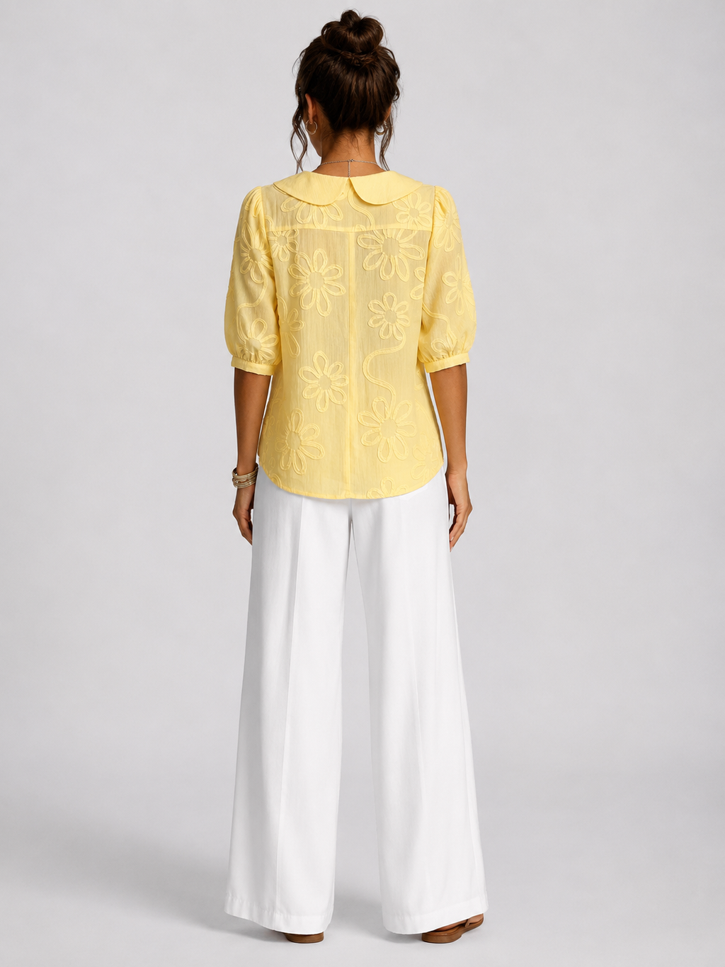 DEITA - BLUSA ELEGANTE CON ESTAMPADO FLORAL