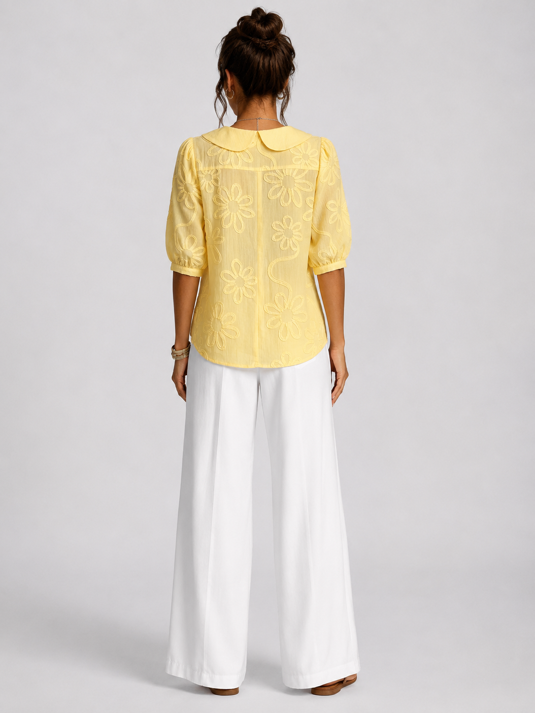 DEITA - BLUSA ELEGANTE CON ESTAMPADO FLORAL