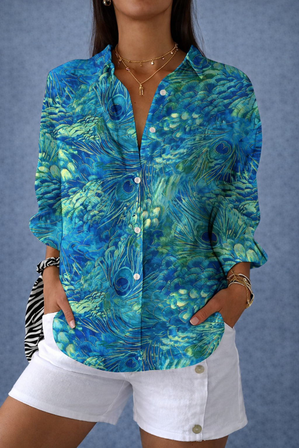 Florina | Blusa Gracia Pavo Real