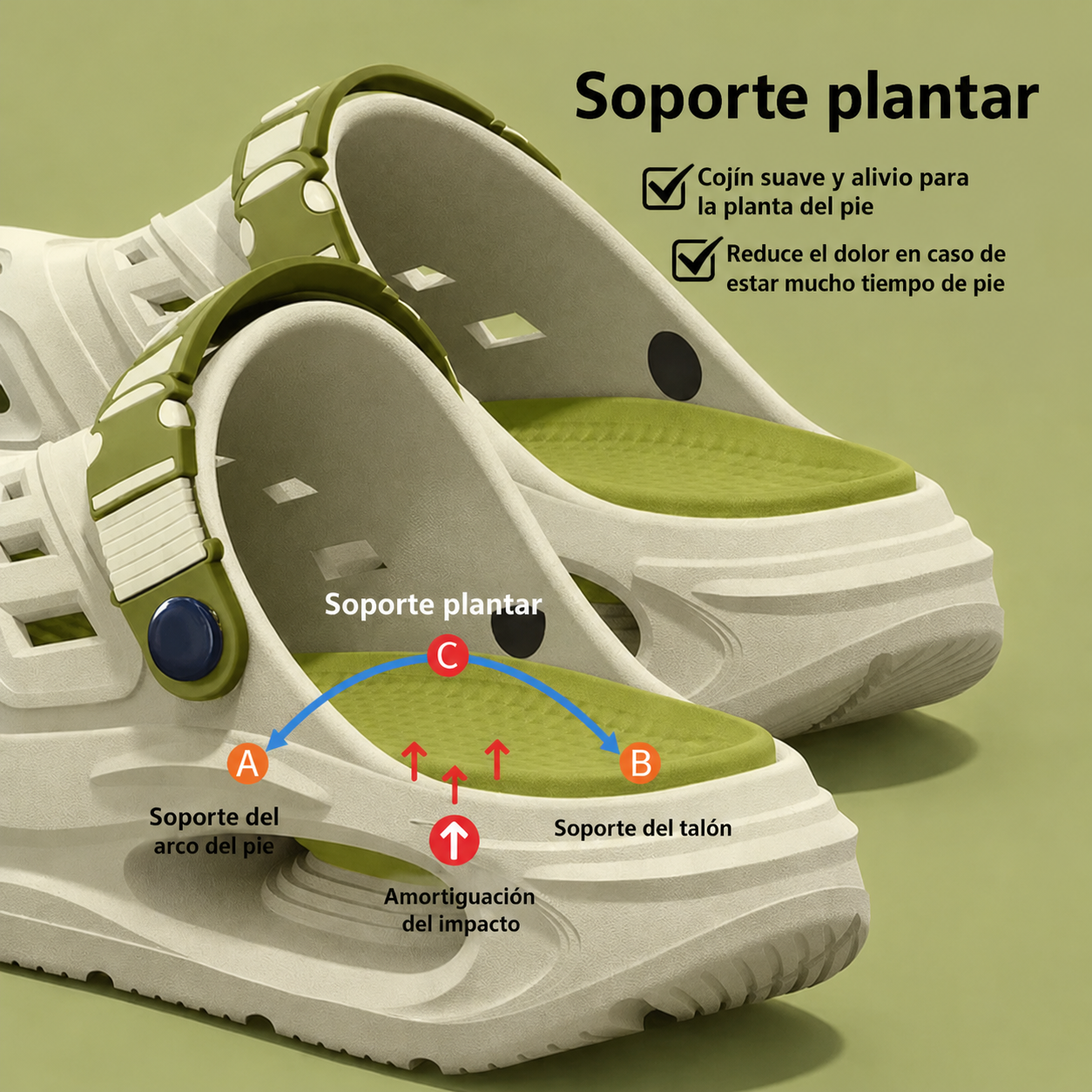 Pablo - Chanclas con efecto nube