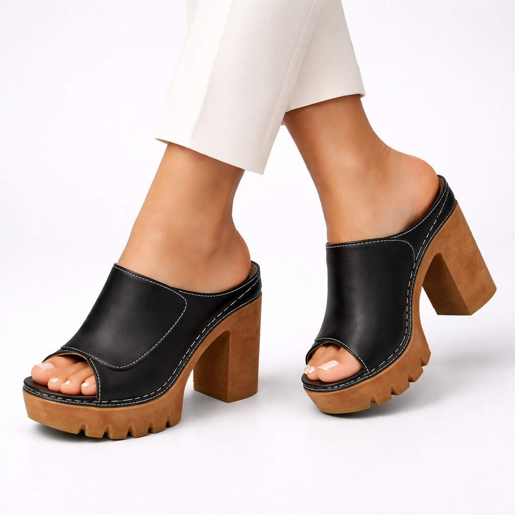 GENOVA - ZAPATOS DE TACÓN CON PLATAFORMA