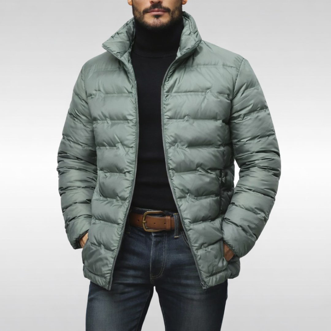 Aaron | Chaqueta de plumón cálida y elegante para hombres
