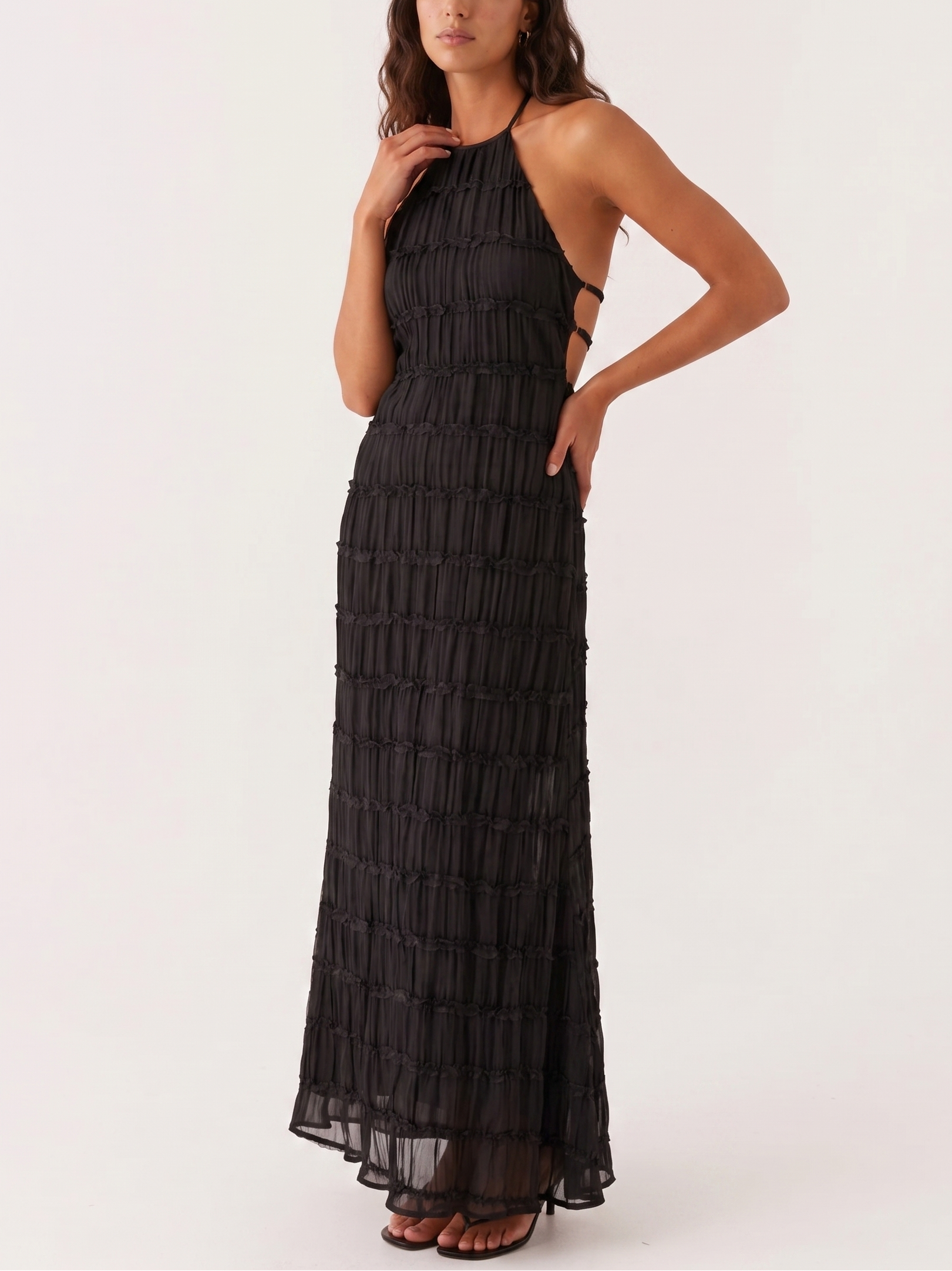 Maite - Vestido Maxi Elegante de Verano con Cuello Halter