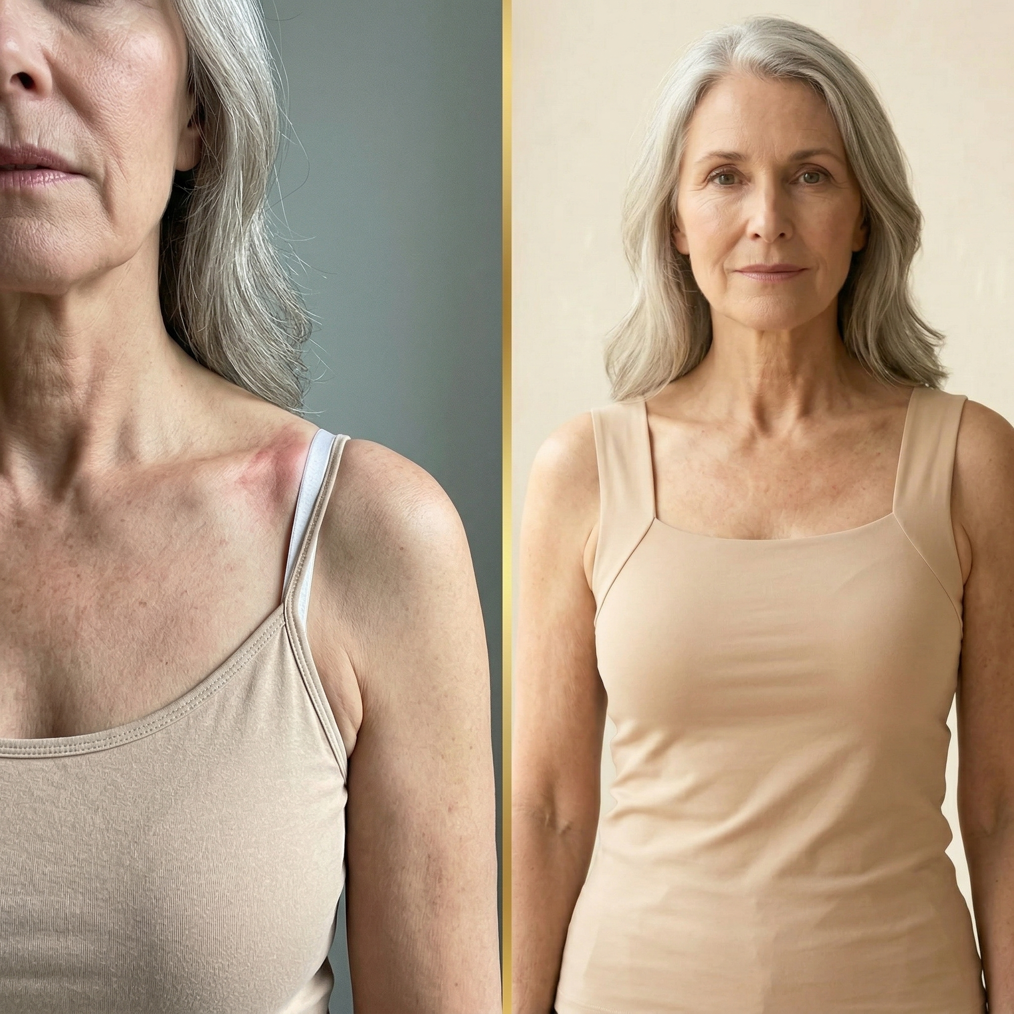 Olatz - Camiseta sin Mangas con Sujetador Integrado «Built In Comfort»
