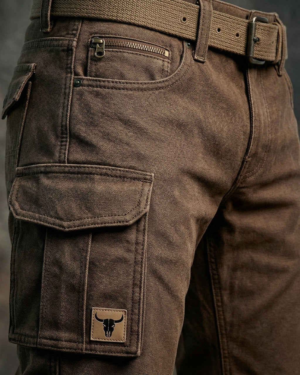 Ruben - Pantalones Utilitarios para Hombre con Múltiples Bolsillos y Costuras Reforzadas