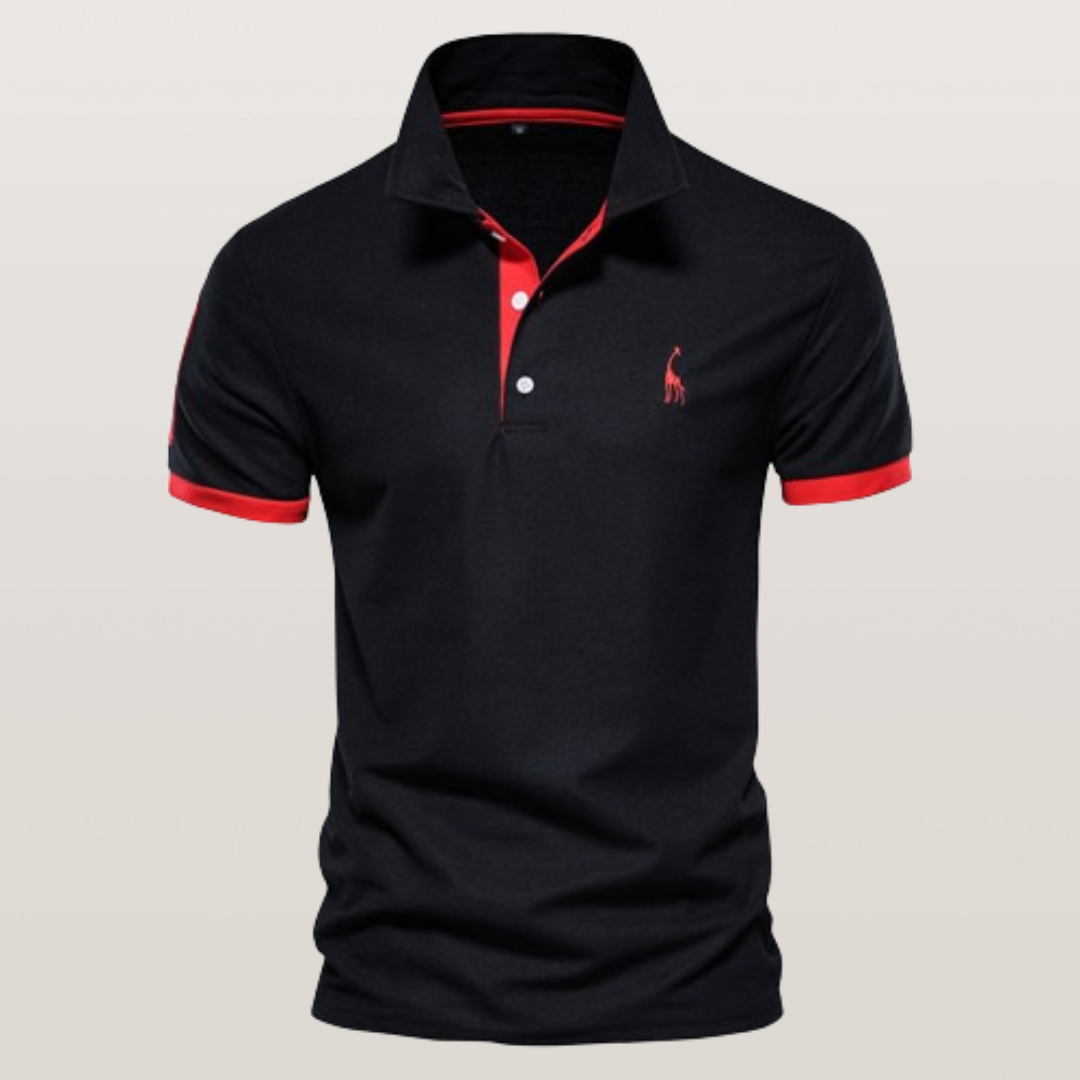 Marl - Polo elegante de manga corta para hombres