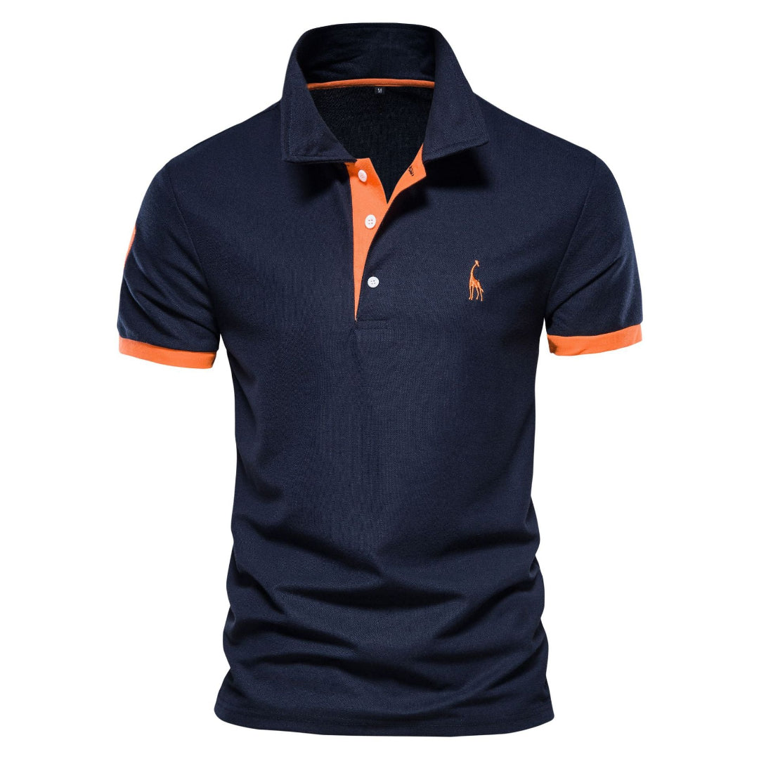 Marl - Polo elegante de manga corta para hombres