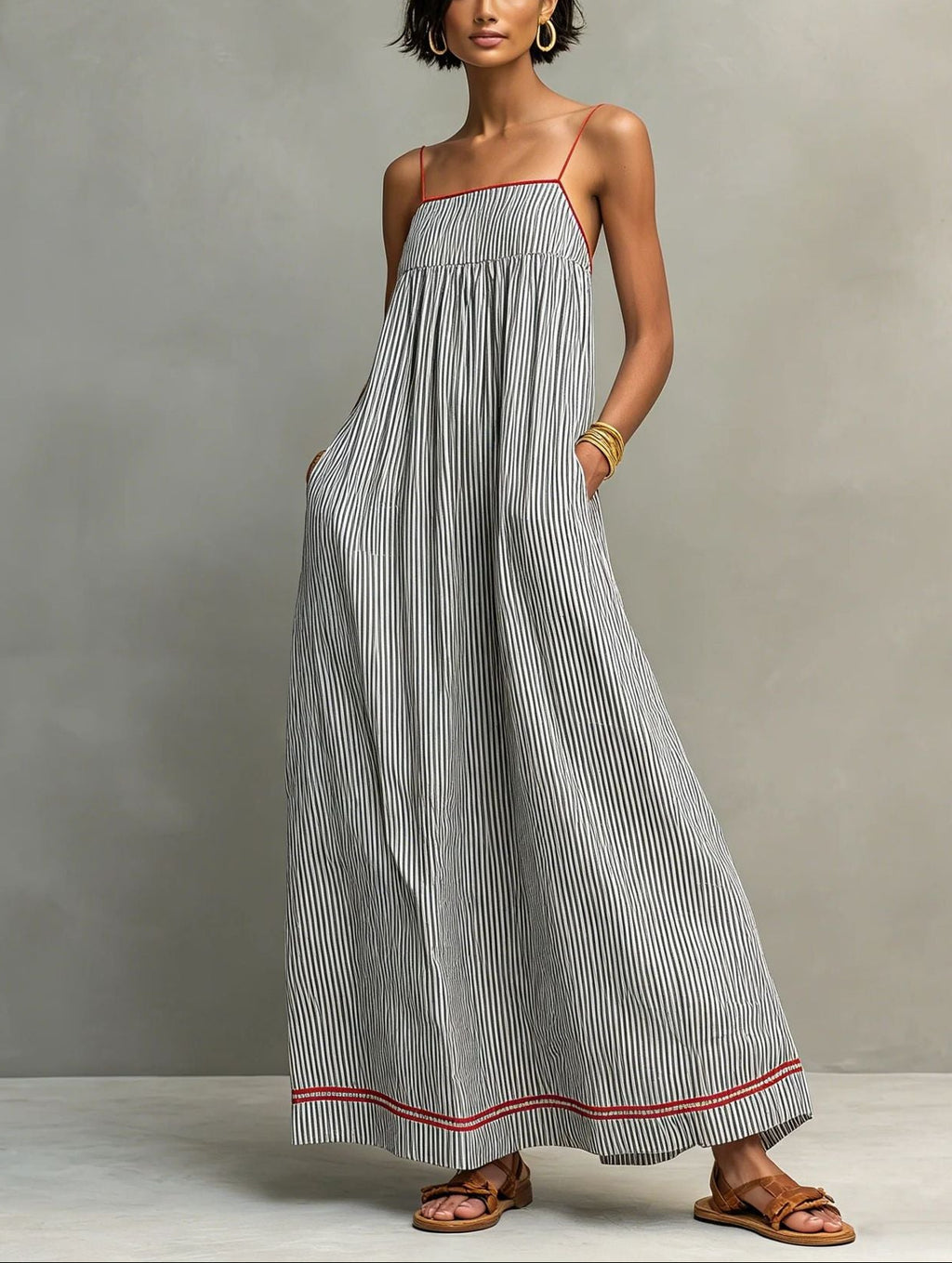 Aroha - Elegante Vestido Largo sin Mangas
