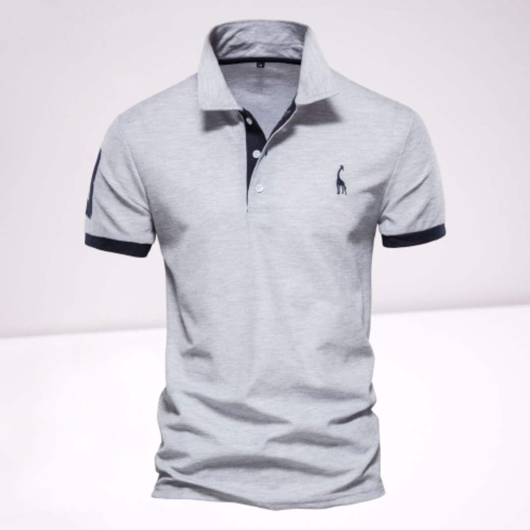 Marl - Polo elegante de manga corta para hombres