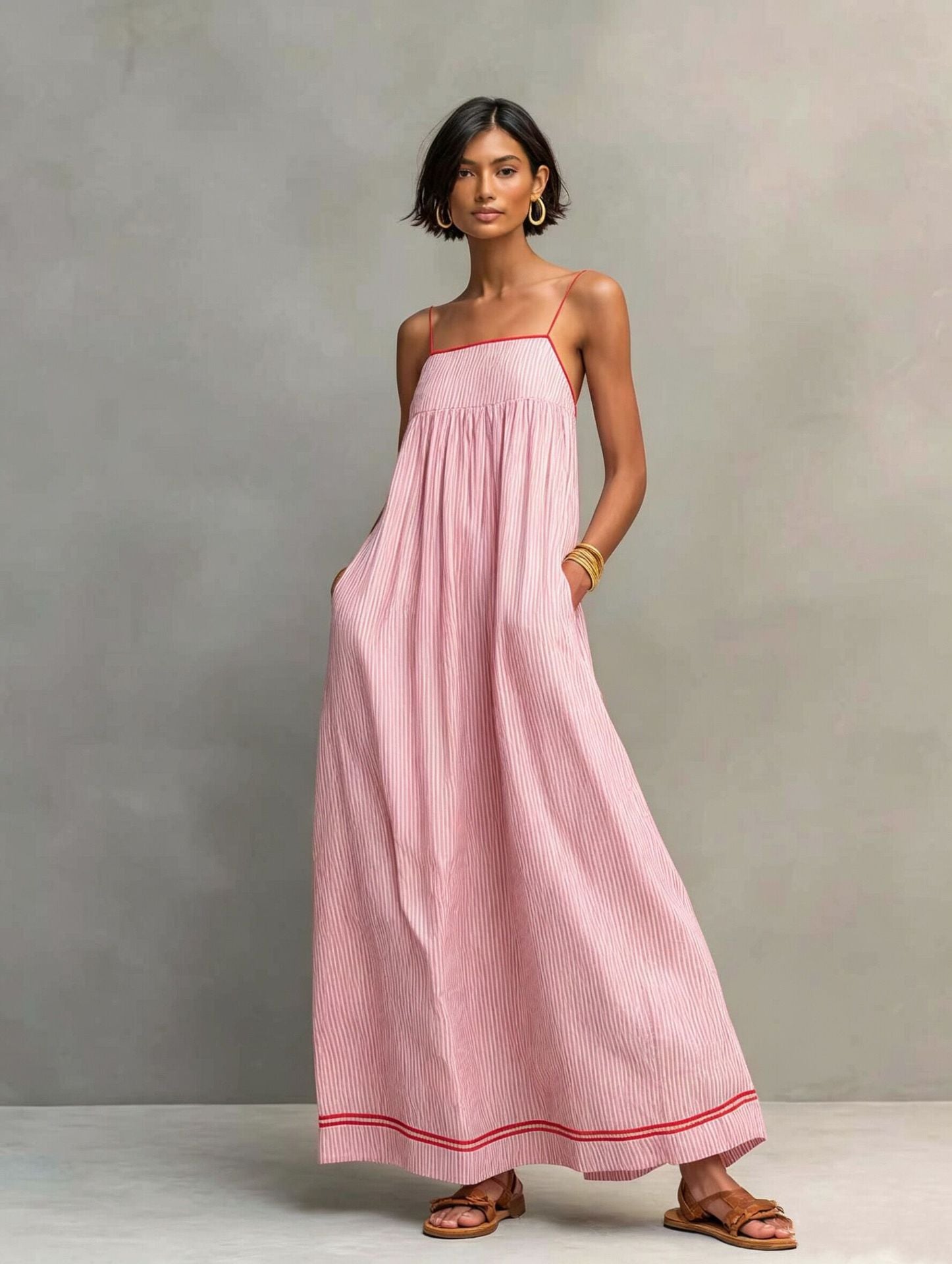 Aroha - Elegante Vestido Largo sin Mangas
