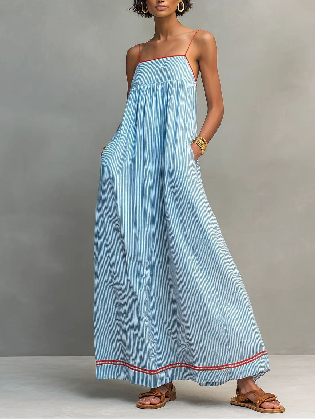 Aroha - Elegante Vestido Largo sin Mangas