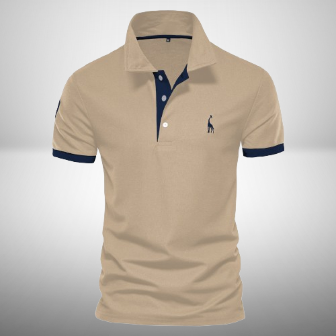 Marl - Polo elegante de manga corta para hombres