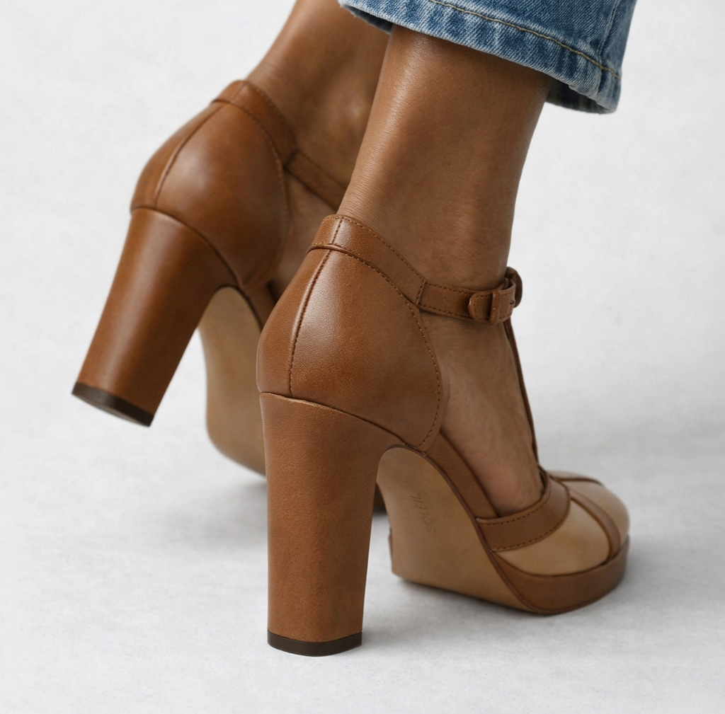 Marina -  Tacones Retro Comfort