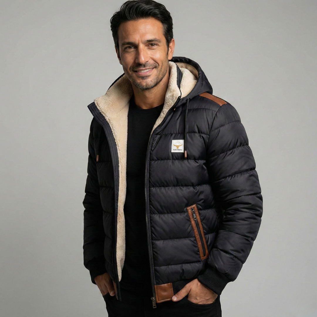 Jason | Chaqueta acolchada con forro de pelaje suave