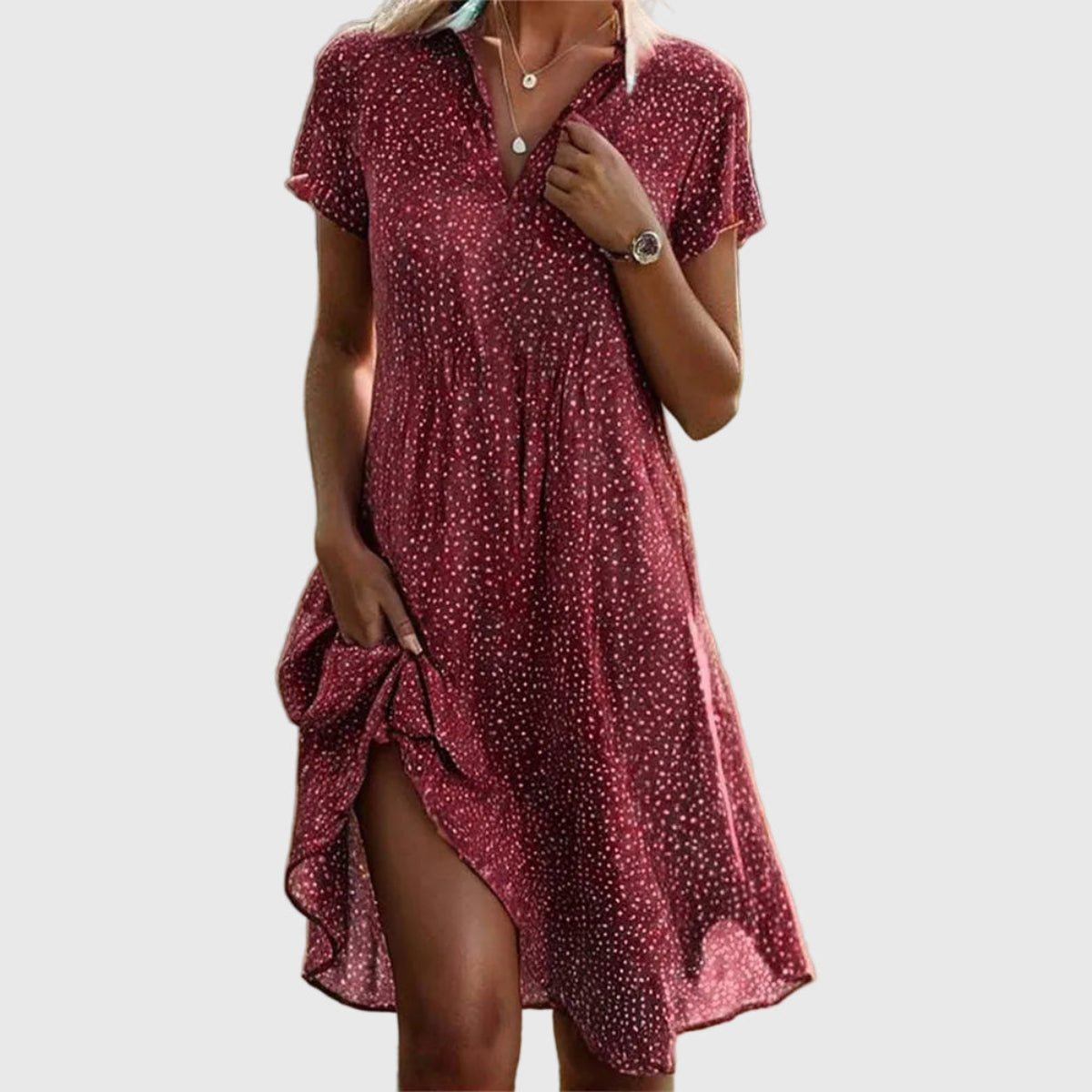 Soledad - Vestido Midi de Lujo