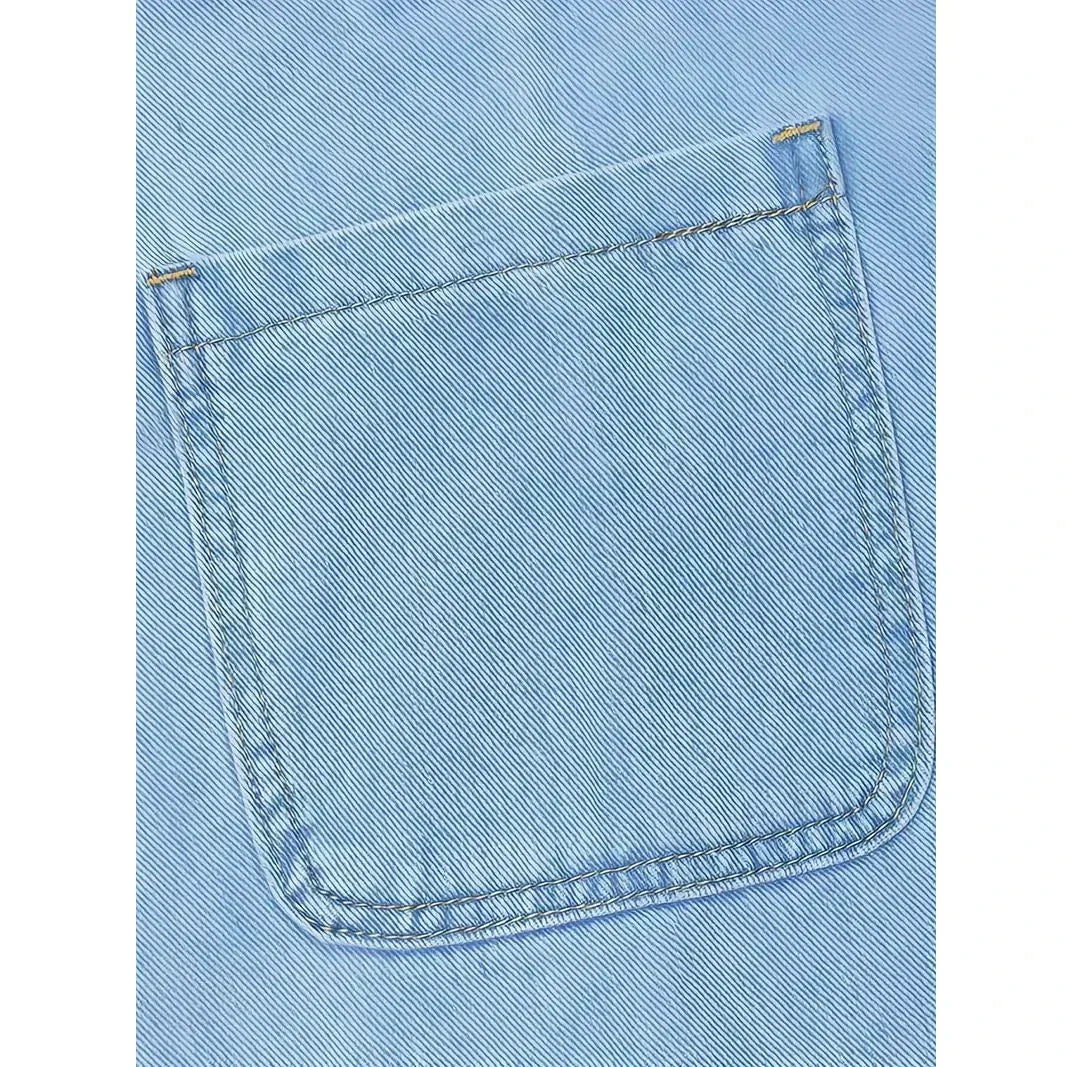 PV18 - Vestido Casual con Look Denim
