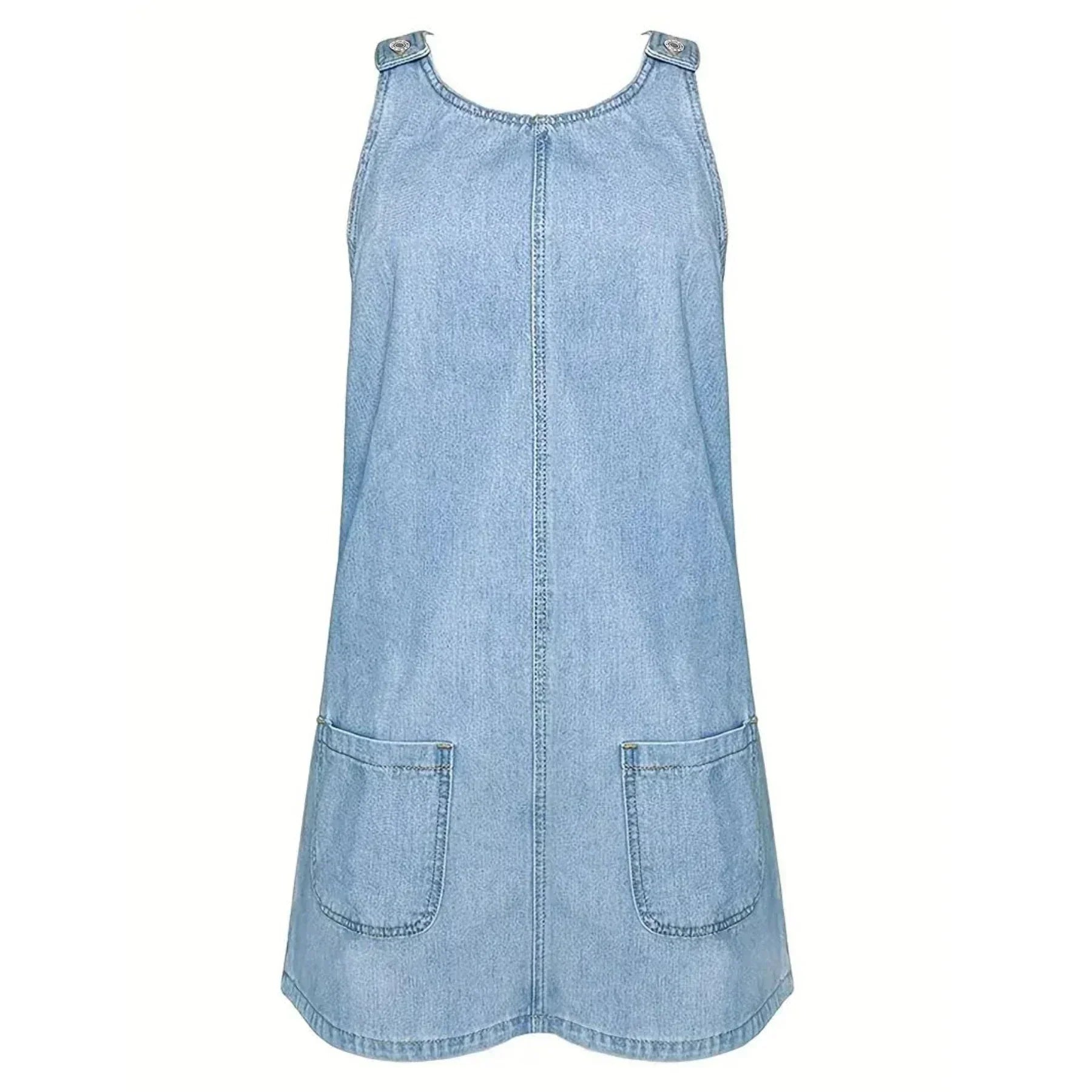 PV18 - Vestido Casual con Look Denim