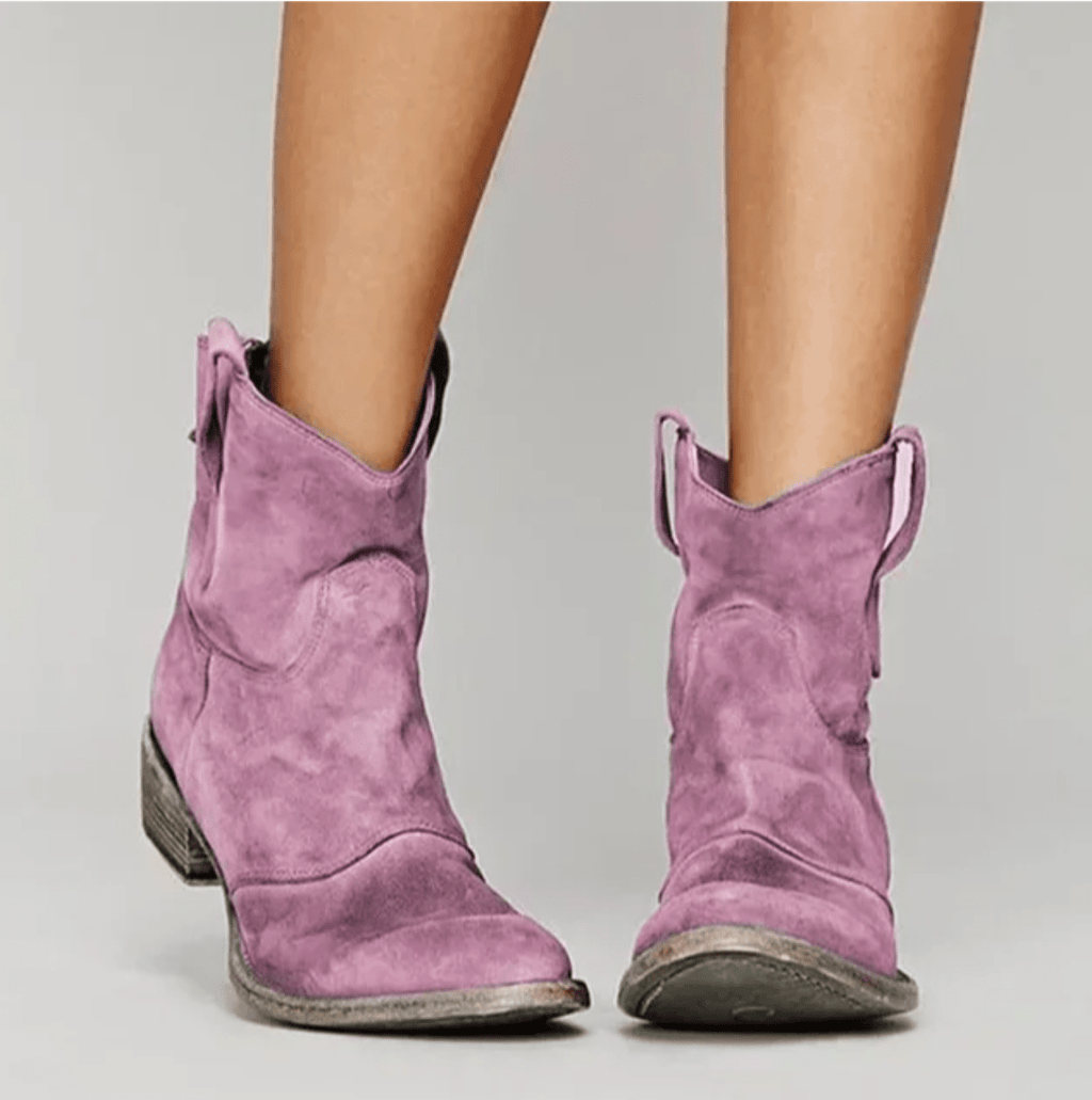 Charlotte - Botas ortopédicas de piel ante
