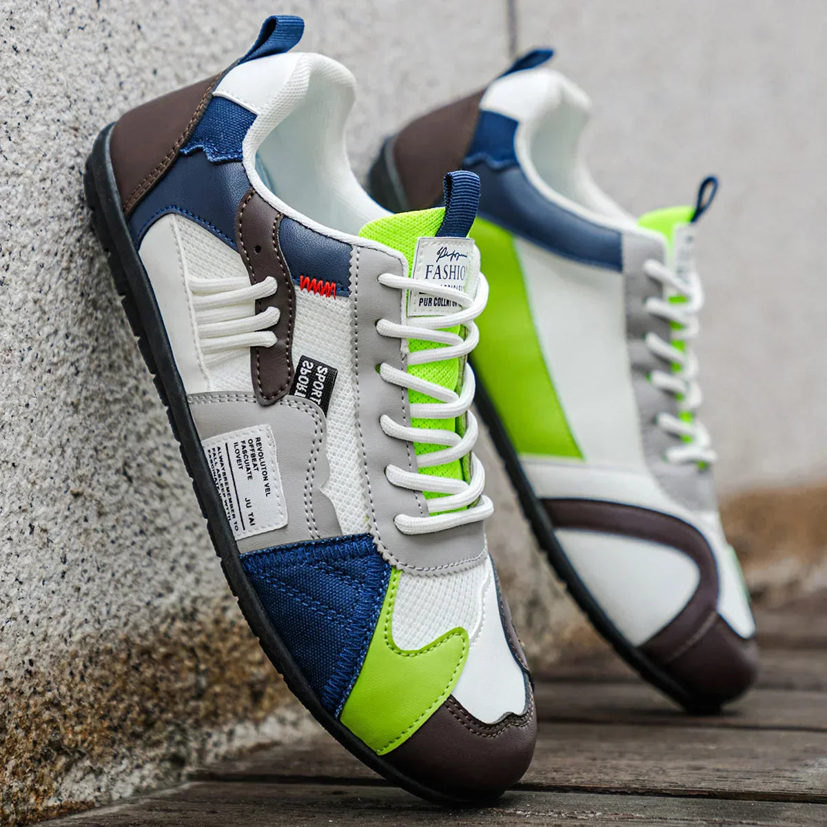 Anselmo - Zapatillas Retro de Colores
