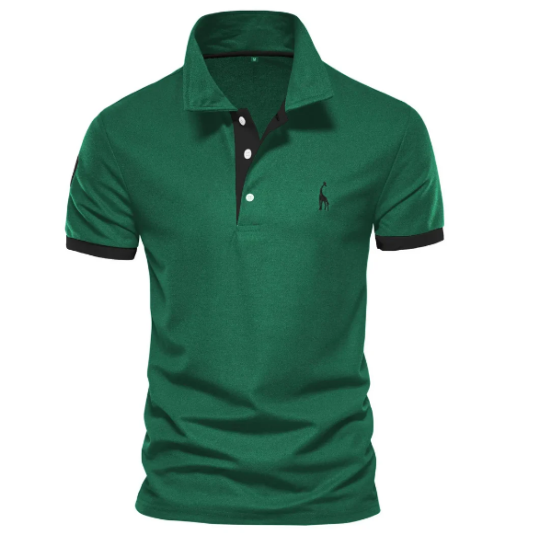 Marl - Polo elegante de manga corta para hombres