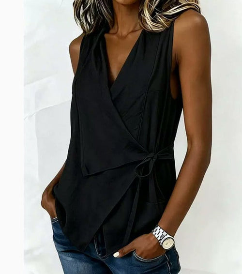 Adelaida - Blusa sin Mangas Elegante