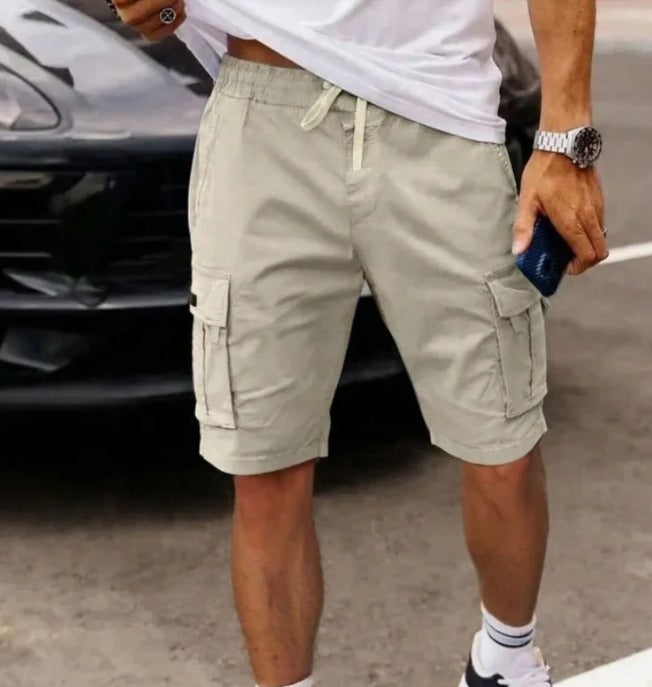 Ismael - Shorts cargo con múltiples bolsillos