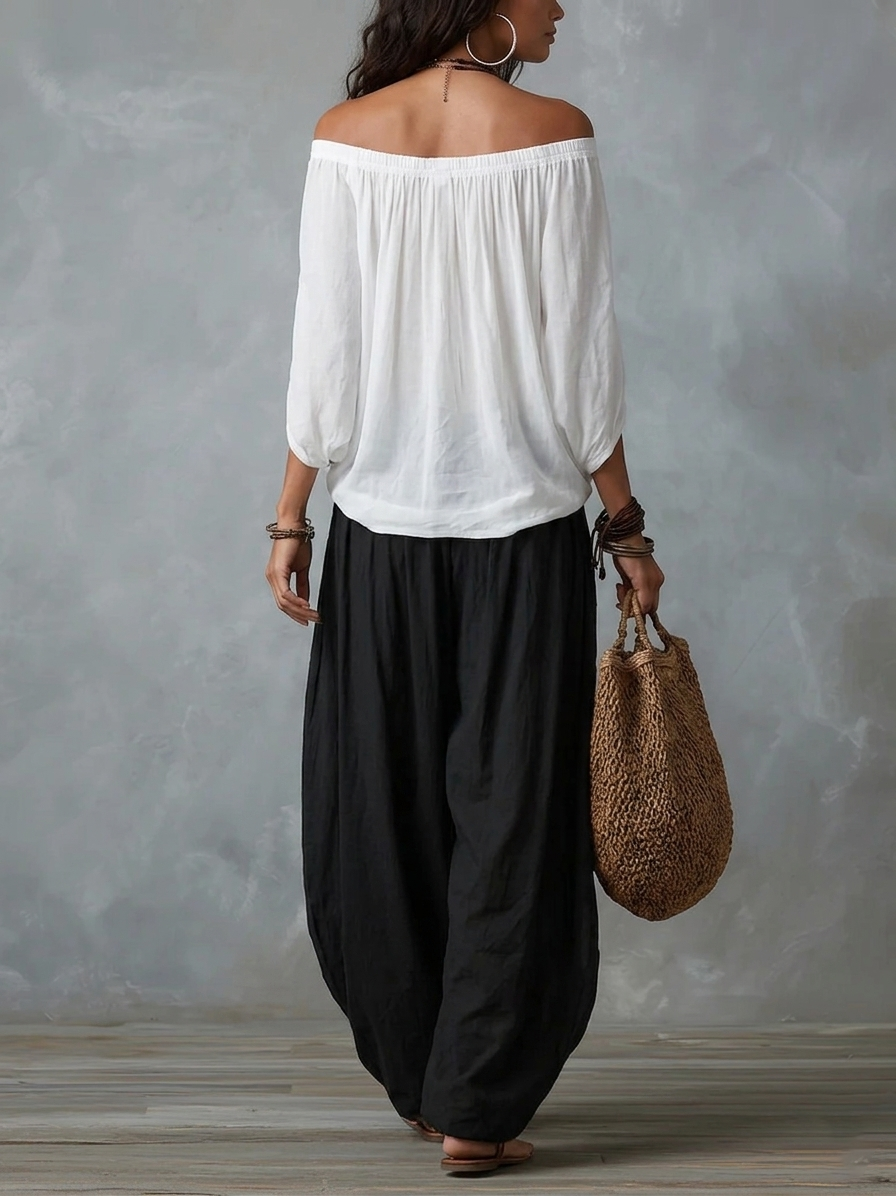 Clotilde - Completo Bohemio Flúido Linterna