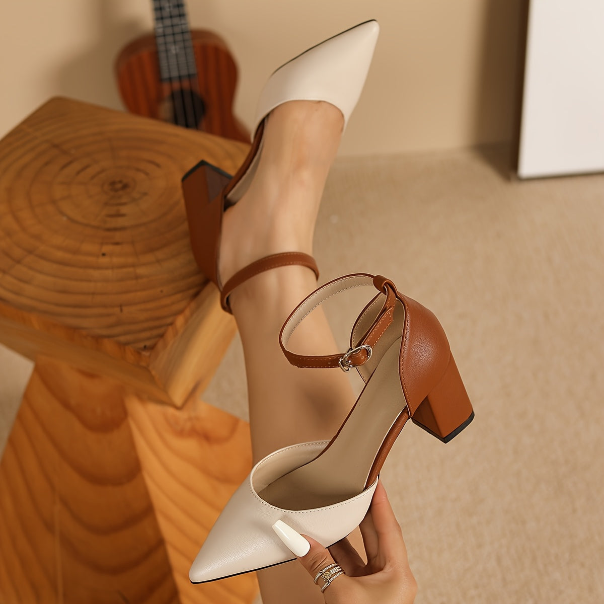 Gala - Tacones con tiras bicolor