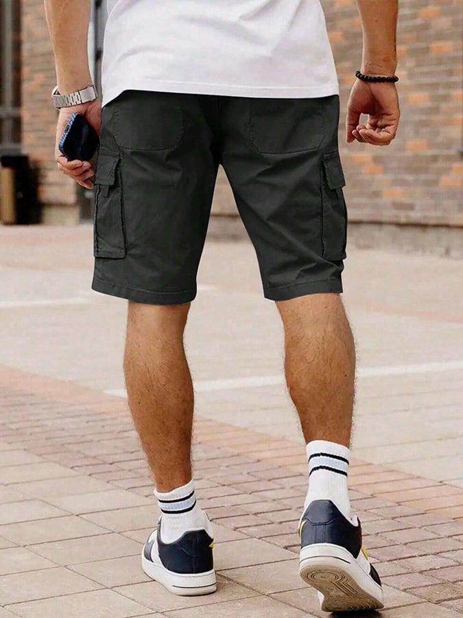 Ismael - Shorts cargo con múltiples bolsillos