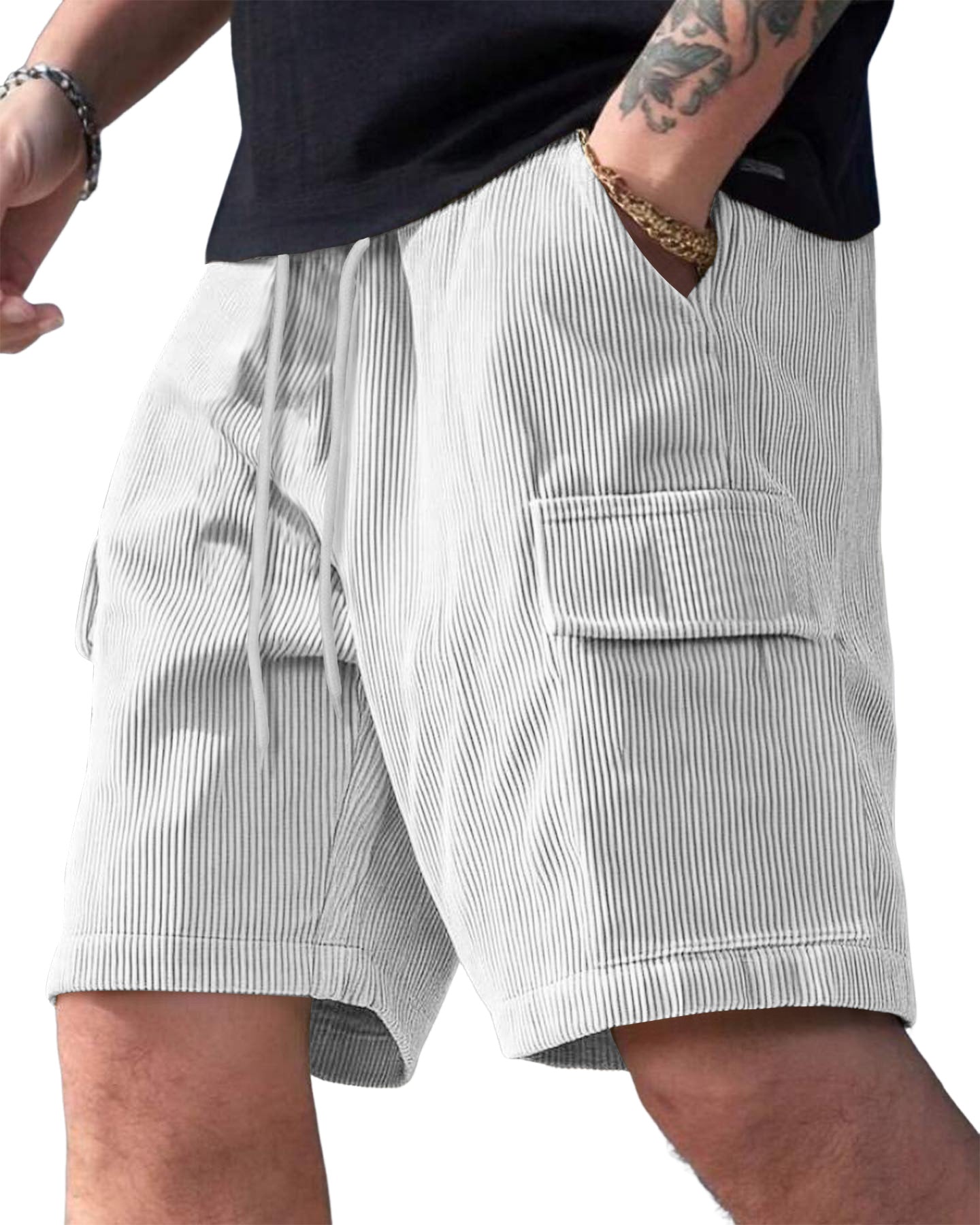 Roque - Shorts de verano con múltiples bolsillos