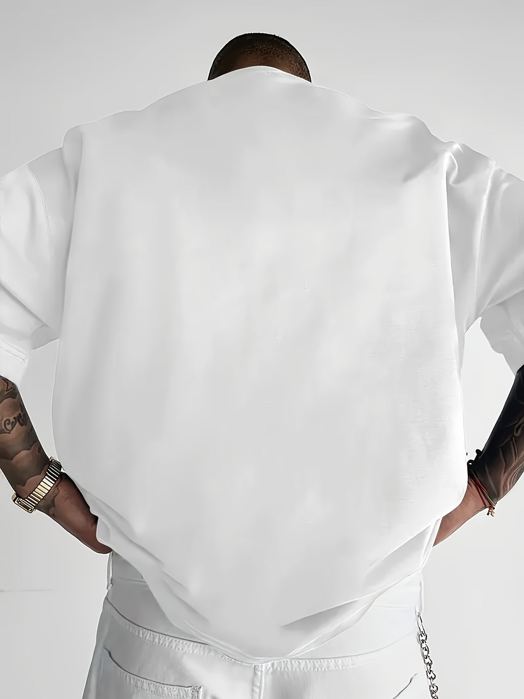 Dario -  Camiseta de hombre, estampado con la letra "Boston", fresca y cómoda.