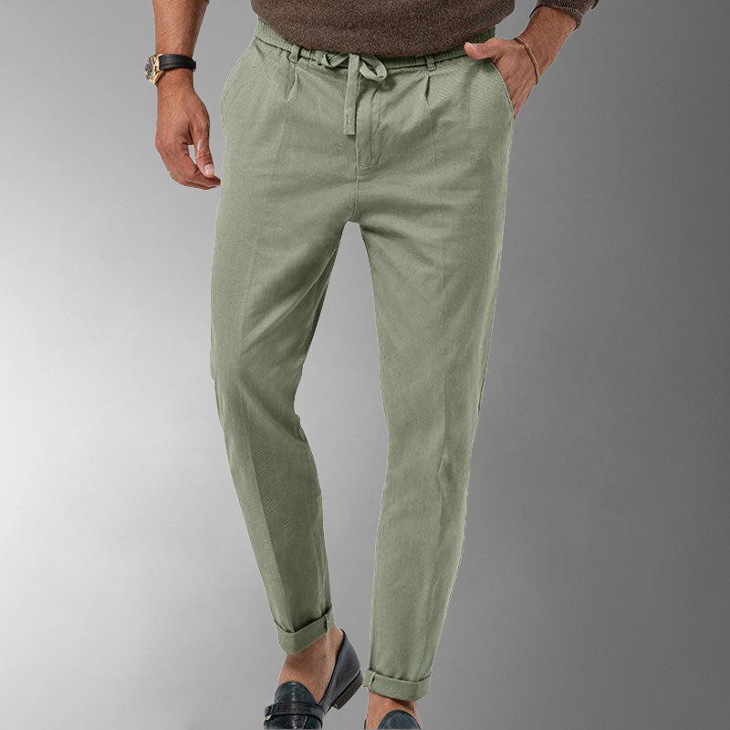 Jacob - Pantalones de lino para hombre, comodidad y estilo