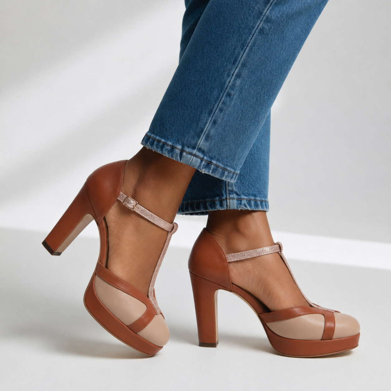 Marina -  Tacones Retro Comfort