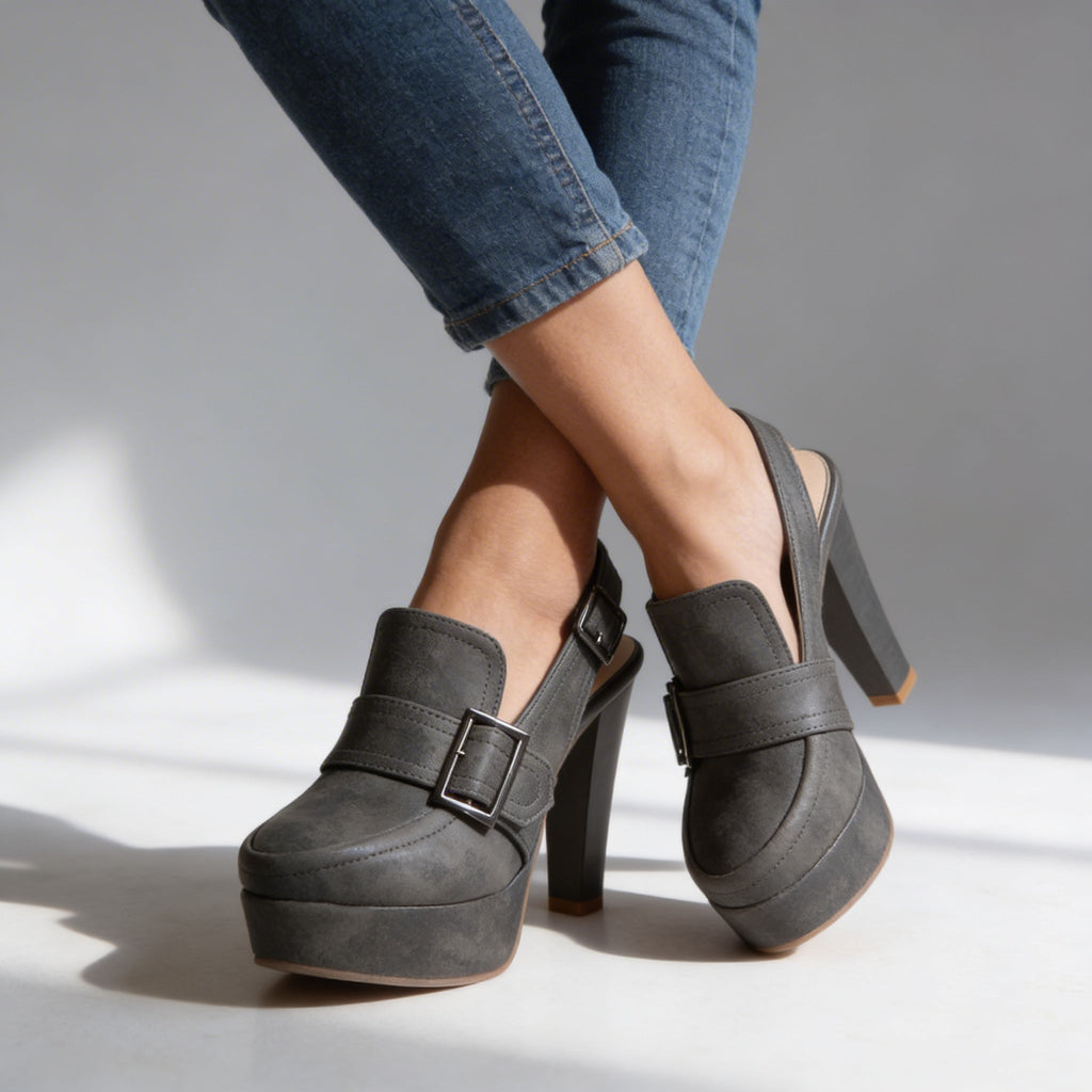 Mélida - Zapatos de Tacón Cómodos para Mujer