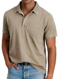 Darrell - Polo moderno de corte cómodo para hombre
