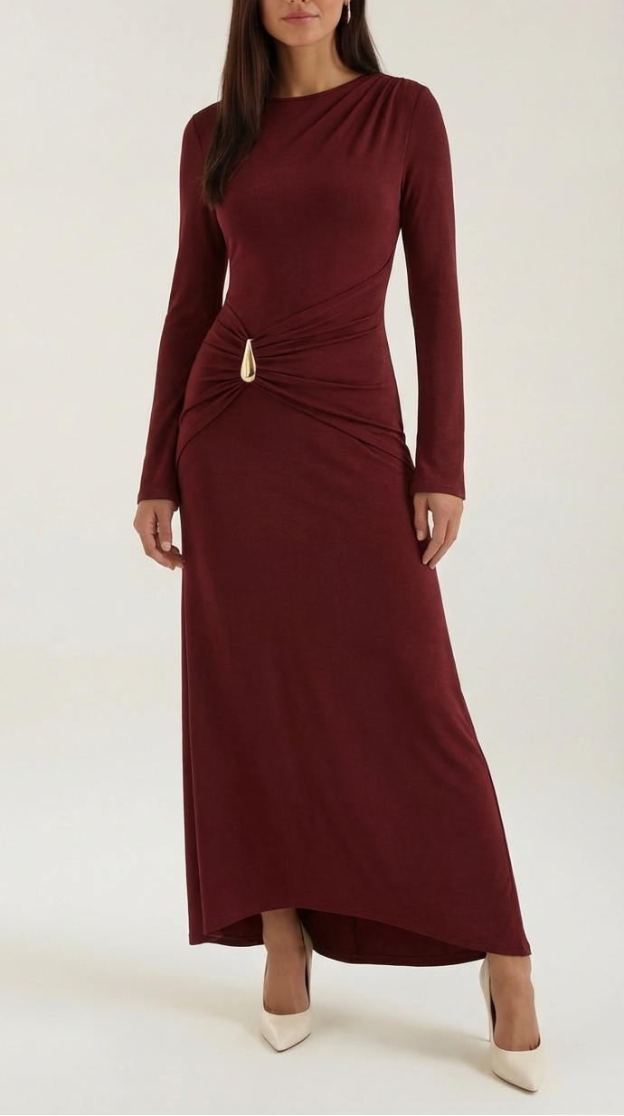 Vestido Renée Maxi Burdeos