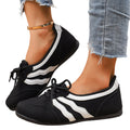 Ares -  Zapatillas deportivas retro de mujer con cordones y rayas horizontales