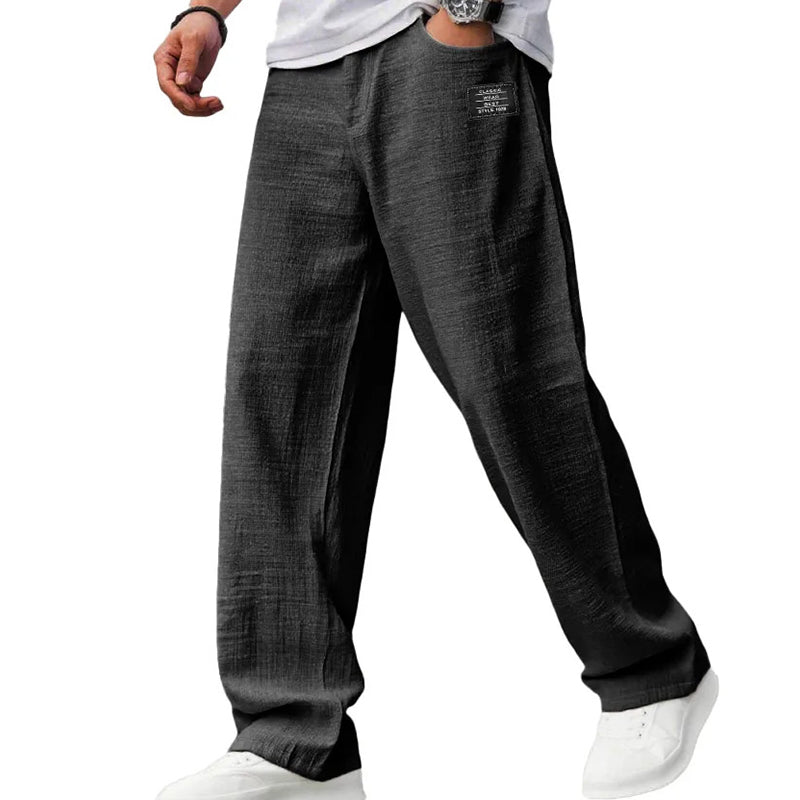 Gary - Pantalones ligeros de pierna recta