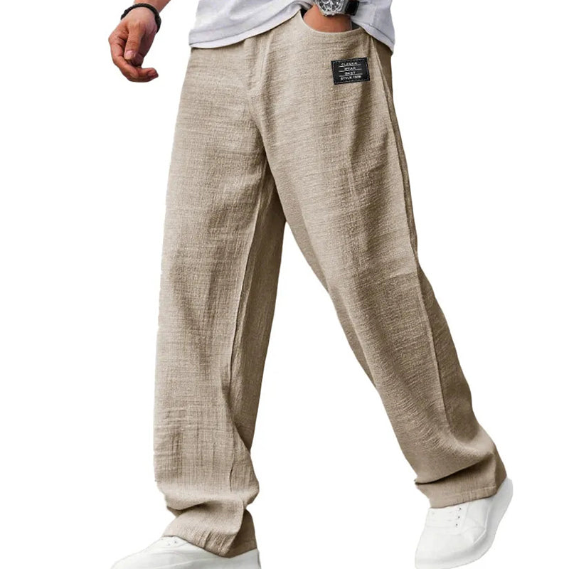 Gary - Pantalones ligeros de pierna recta